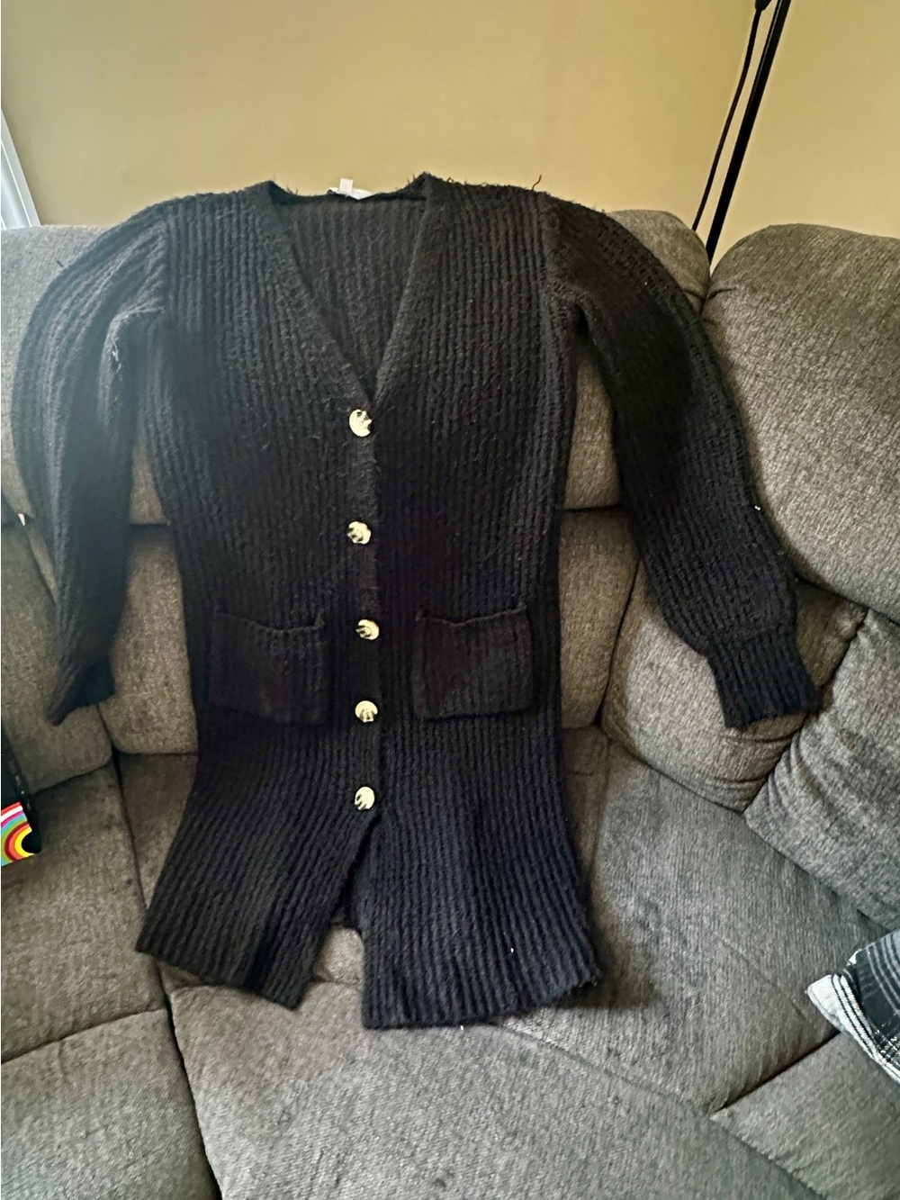 No Boundaries Long Ribbed Knit Cardigan